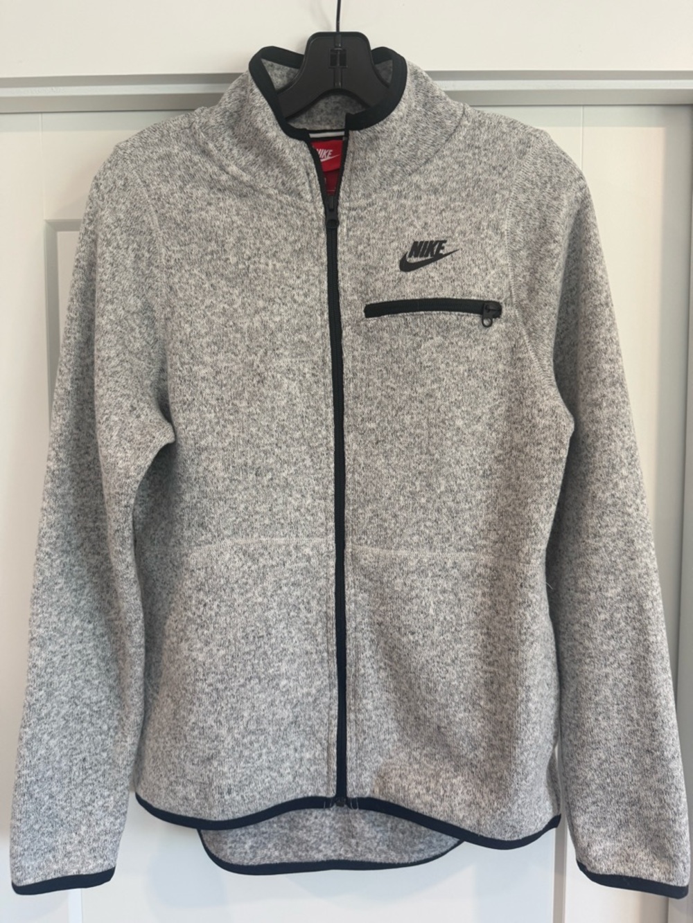 Nike Gray Full Zip Sweater Fleece